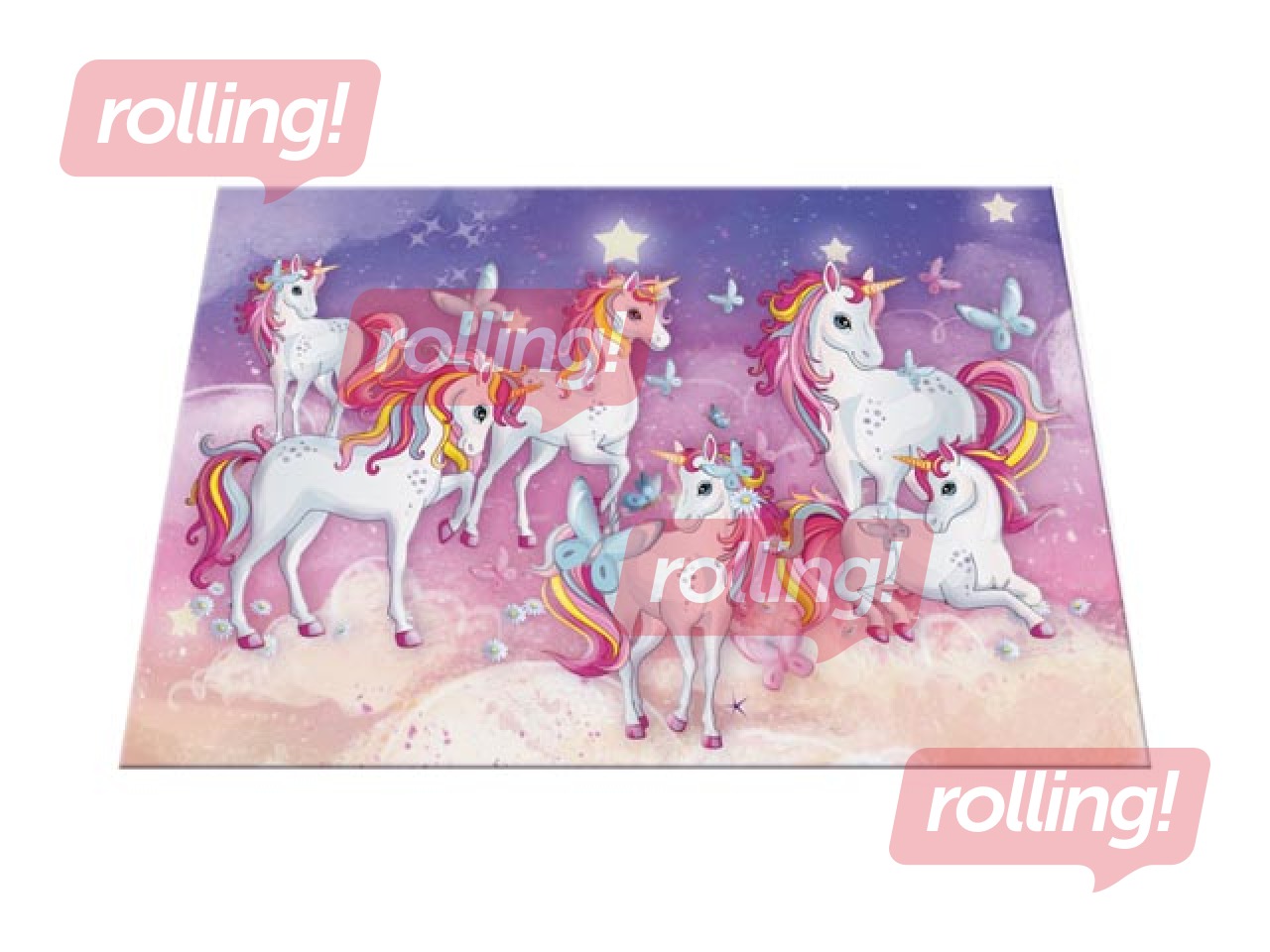 SALE Lauaalus, Ükssarvikuga, 55x35cm