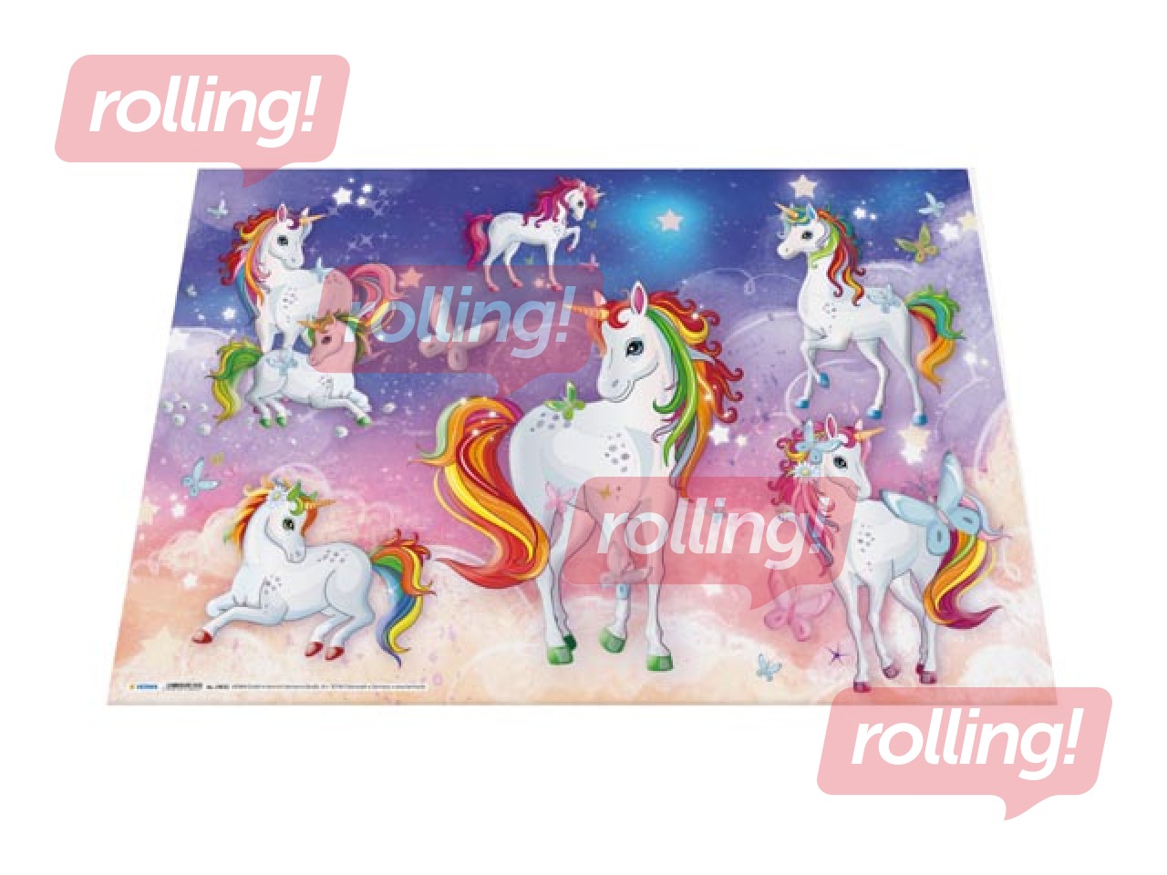 SALE Lauaalus, Ükssarvikuga, 55x35cm