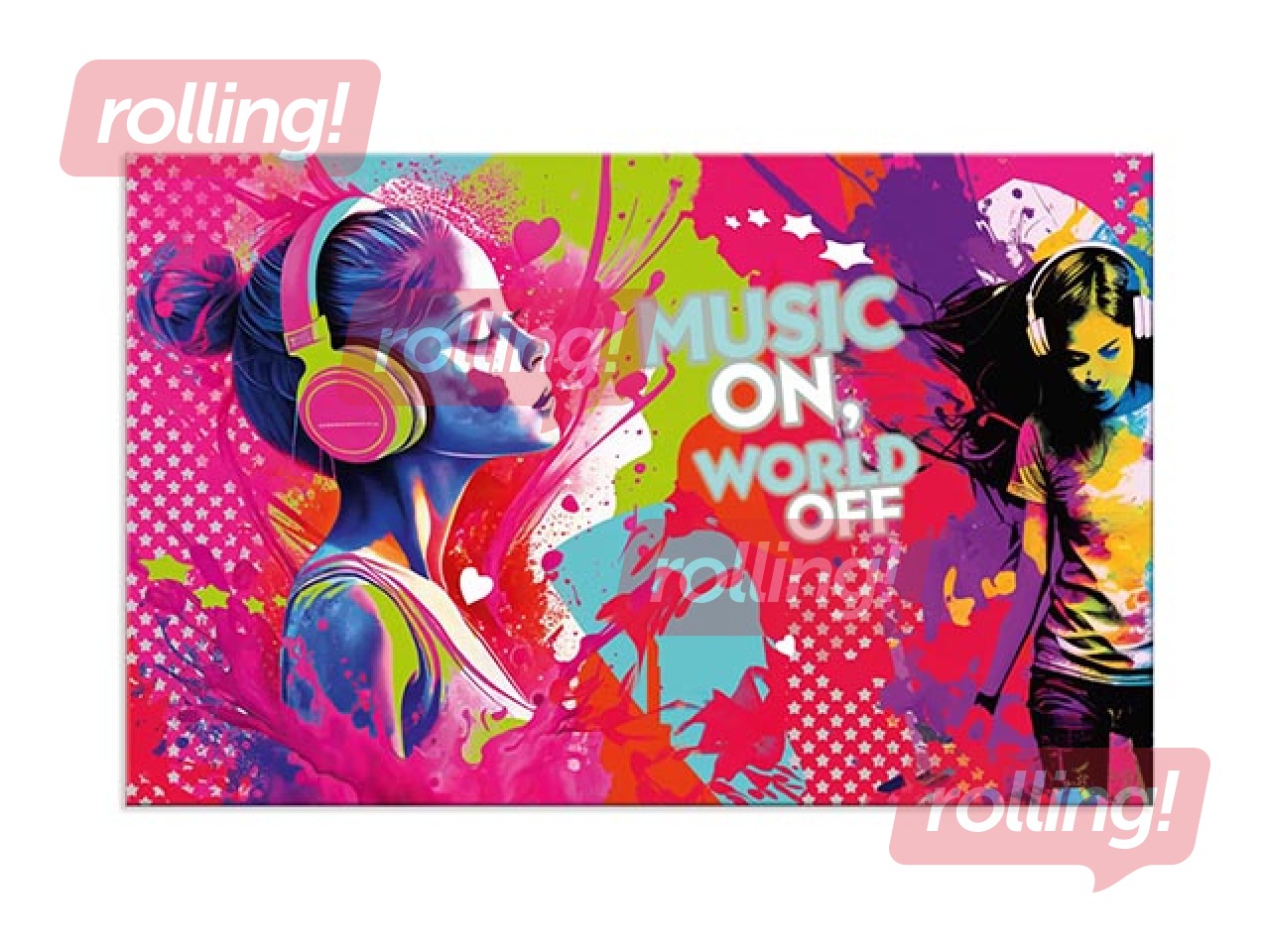 Lauaalus Herma, Music Girl, 55x35cm