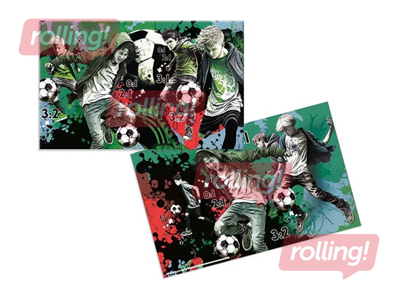 Desk pad Herma, Street Soccer, 55x35cm