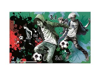 Desk pad Herma, Street Soccer, 55x35cm