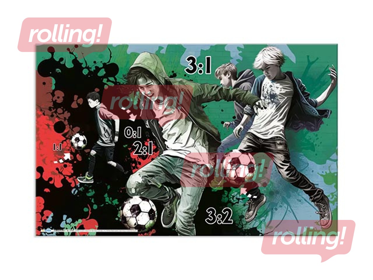 Desk pad Herma, Street Soccer, 55x35cm