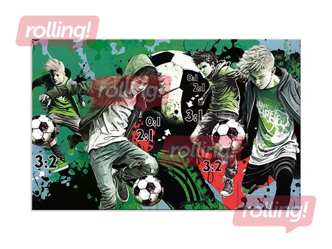 PROMO Lauaalus Herma, Street Soccer, 55x35cm
