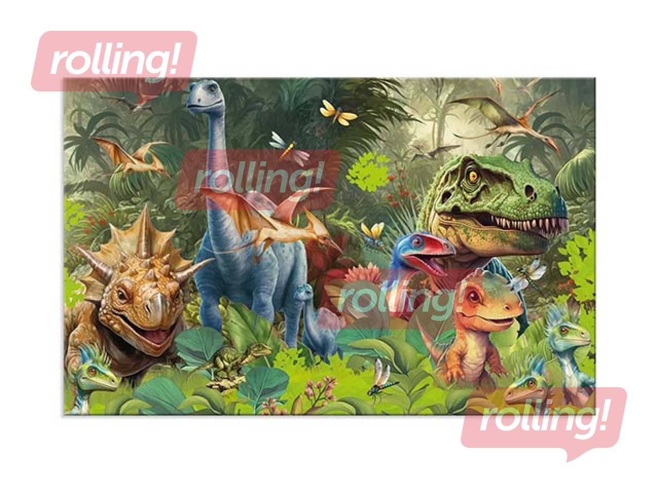 Galda segums Herma, Dino World, 55x35cm