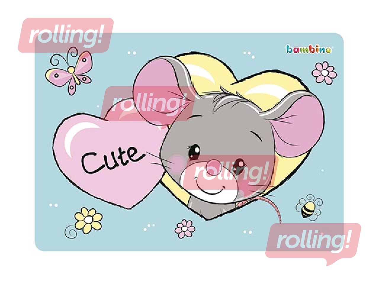 Lamineeritud lauamatt Bambino, A3, 2 erinevat kujundust