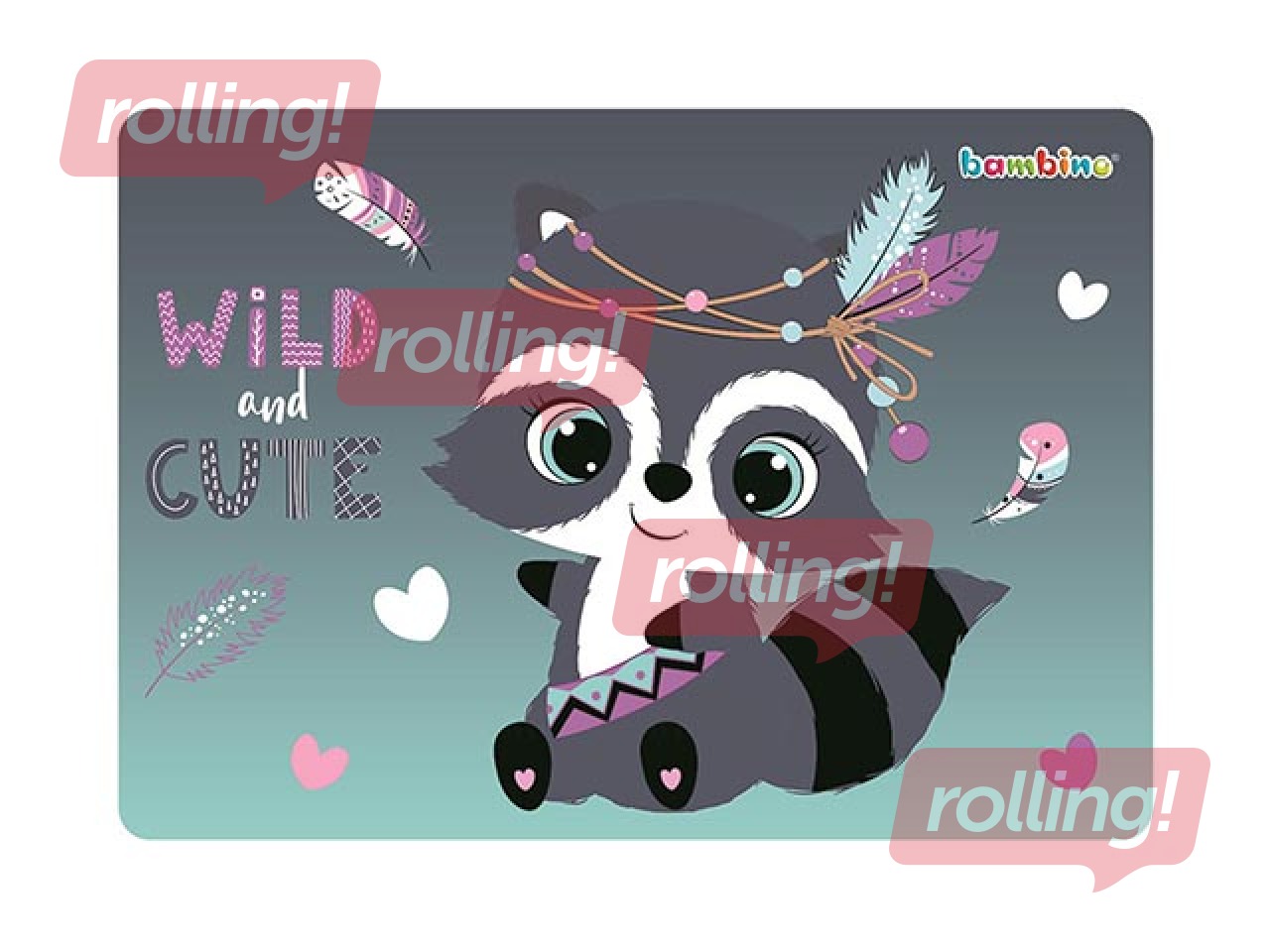 Lamineeritud lauamatt Bambino, A3, 2 erinevat kujundust