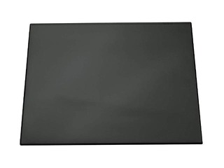 Desk mat Durable with transparent overlay, black, 65x52cm