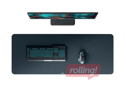Desk mat Leitz Extra Large Gaming Mat, 100x40cm, dark grey