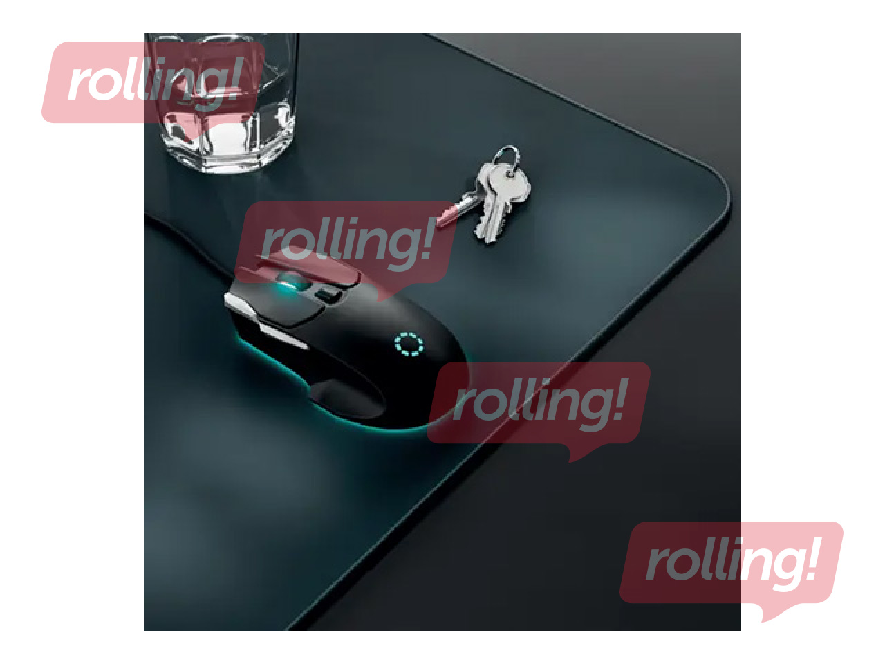 Lauakate Leitz Extra Large Gaming Mat, 100x40cm, tumehall