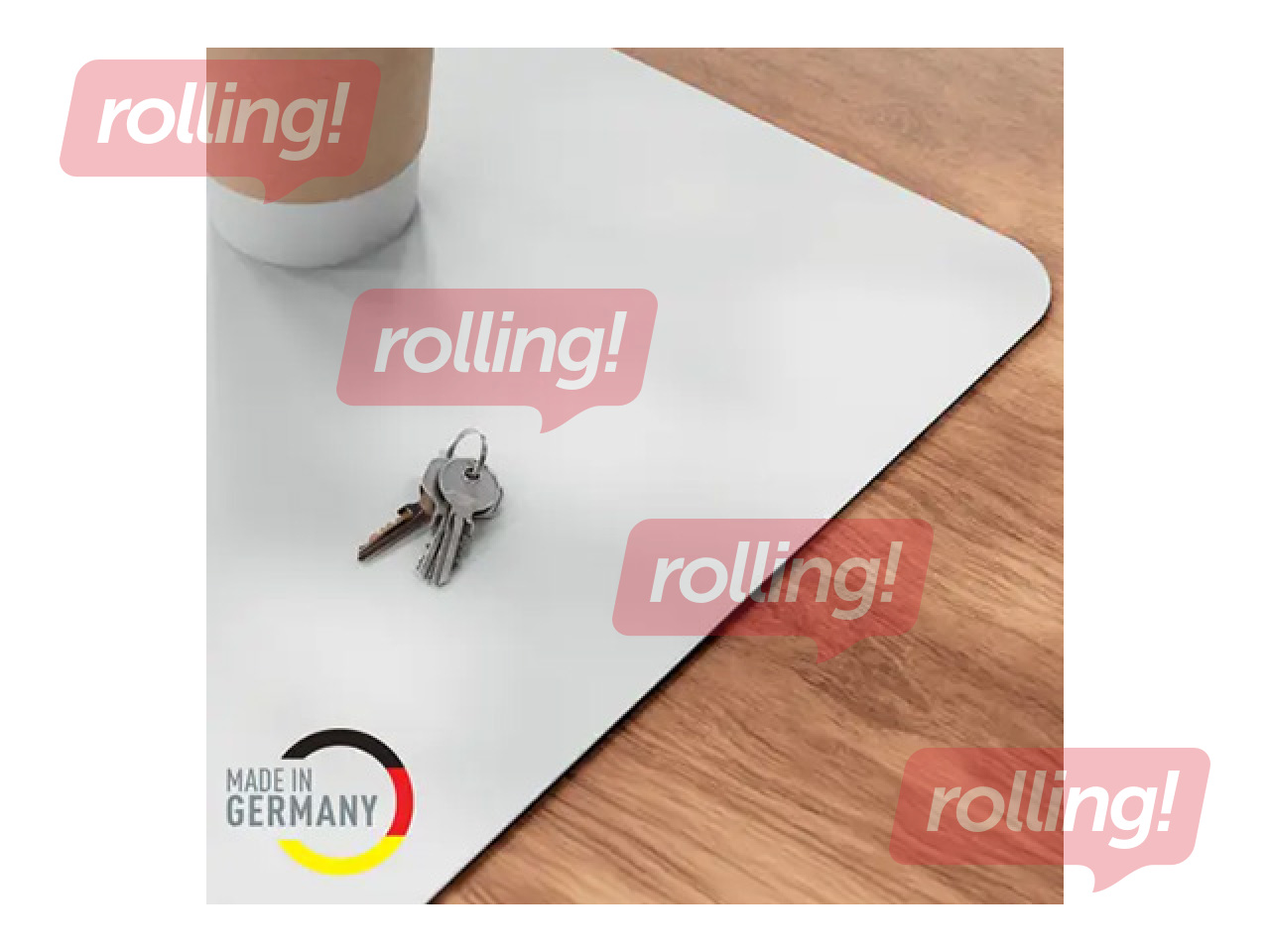 Настольный коврик Leitz Large Leather Desk Mat, 70x36см, серый