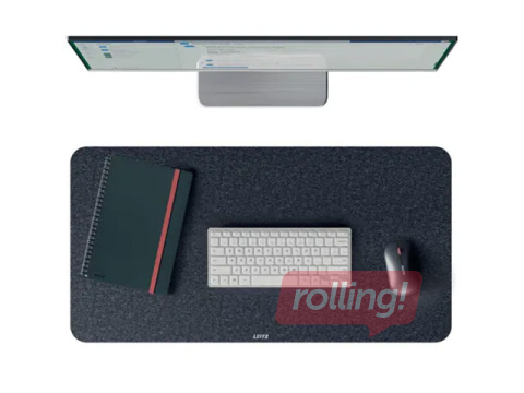 Настольный коврик Leitz Large Felt Desk Mat, 70x36см, тёмно-серый