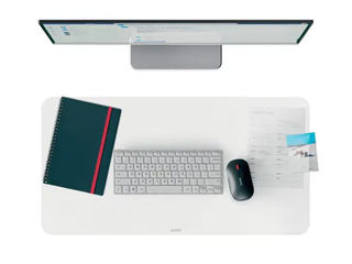 Lauakate Leitz Large Transparent Desk Mat, 70x36cm, läbipaistev