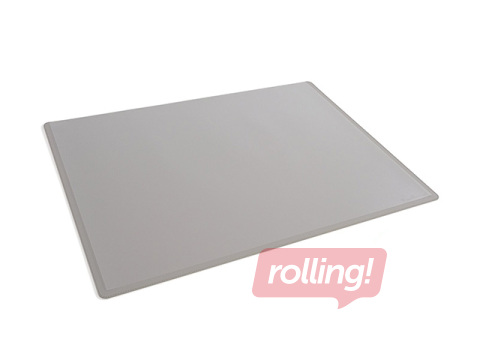 Настольный коврик Durable с прозрачным покрытием PP, серый, 53x40см