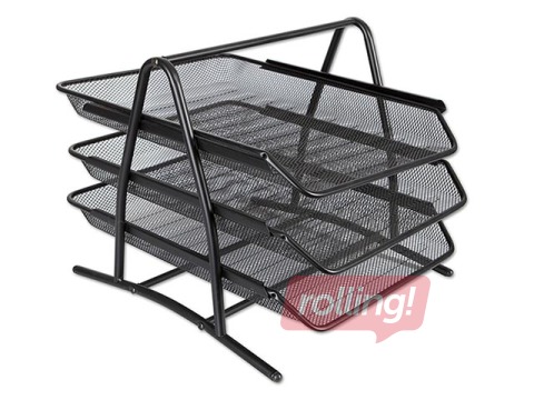 Document shelf kit Concorde, metal, black