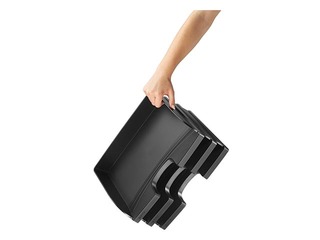 Dokumendisahtel Leitz Plus, A4, maastik, must