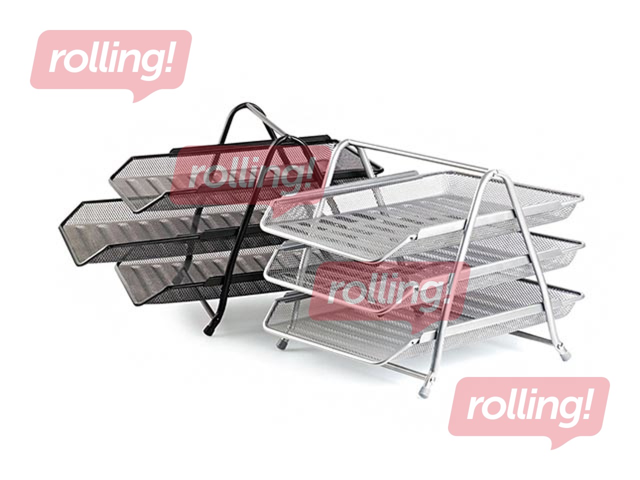 Dokumendisahtlite komplekt Forpus, metall, must