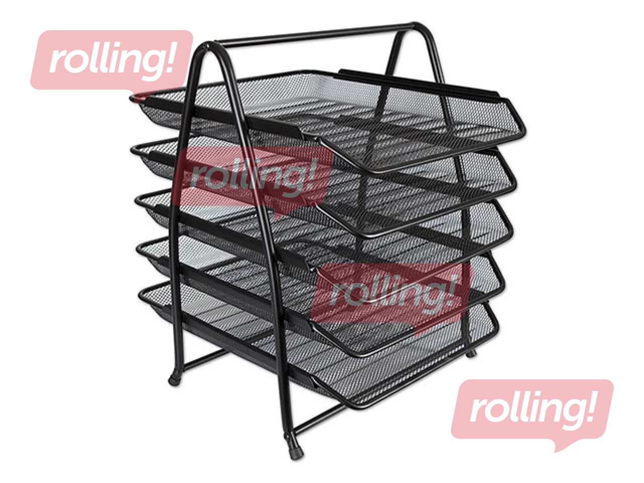 Dokumendisahtlite komplekt Concorde, metall, must