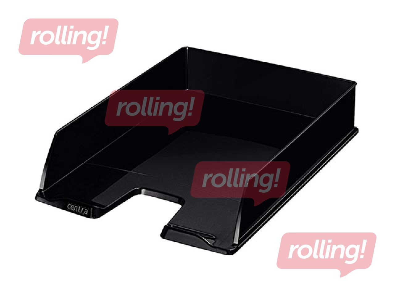 Letter tray Centra, black