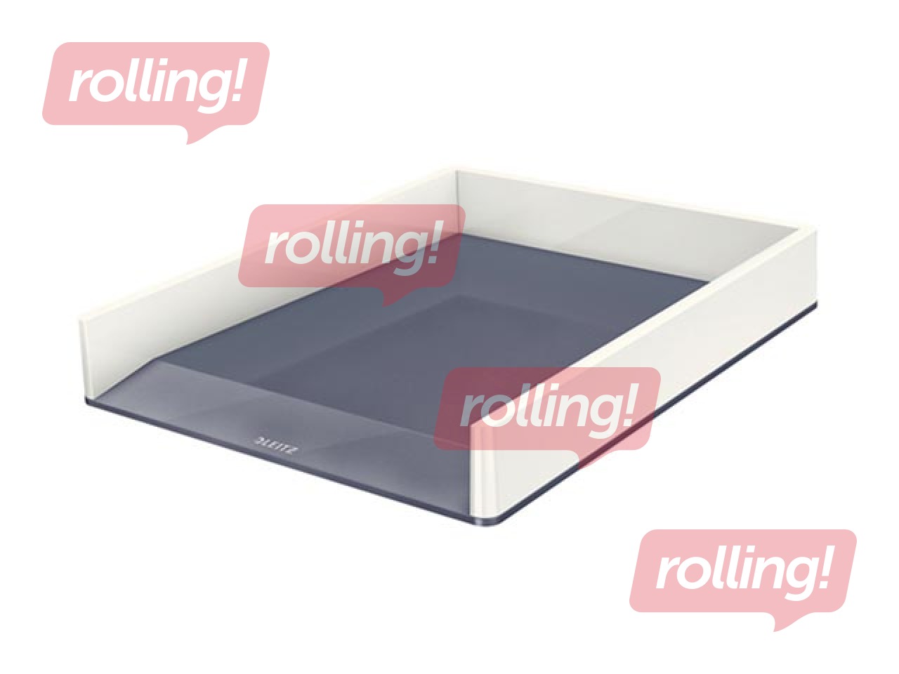 Dokumendisahtel Leitz WOW, valge/hall + KINGITUS! Osta kirjaalused Leitz WOW ja saa kingitus!