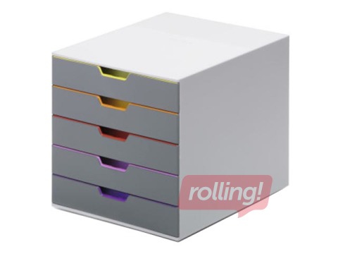 Sahtlikarp  Durable Varicolor, 5 värvilist sahtlit