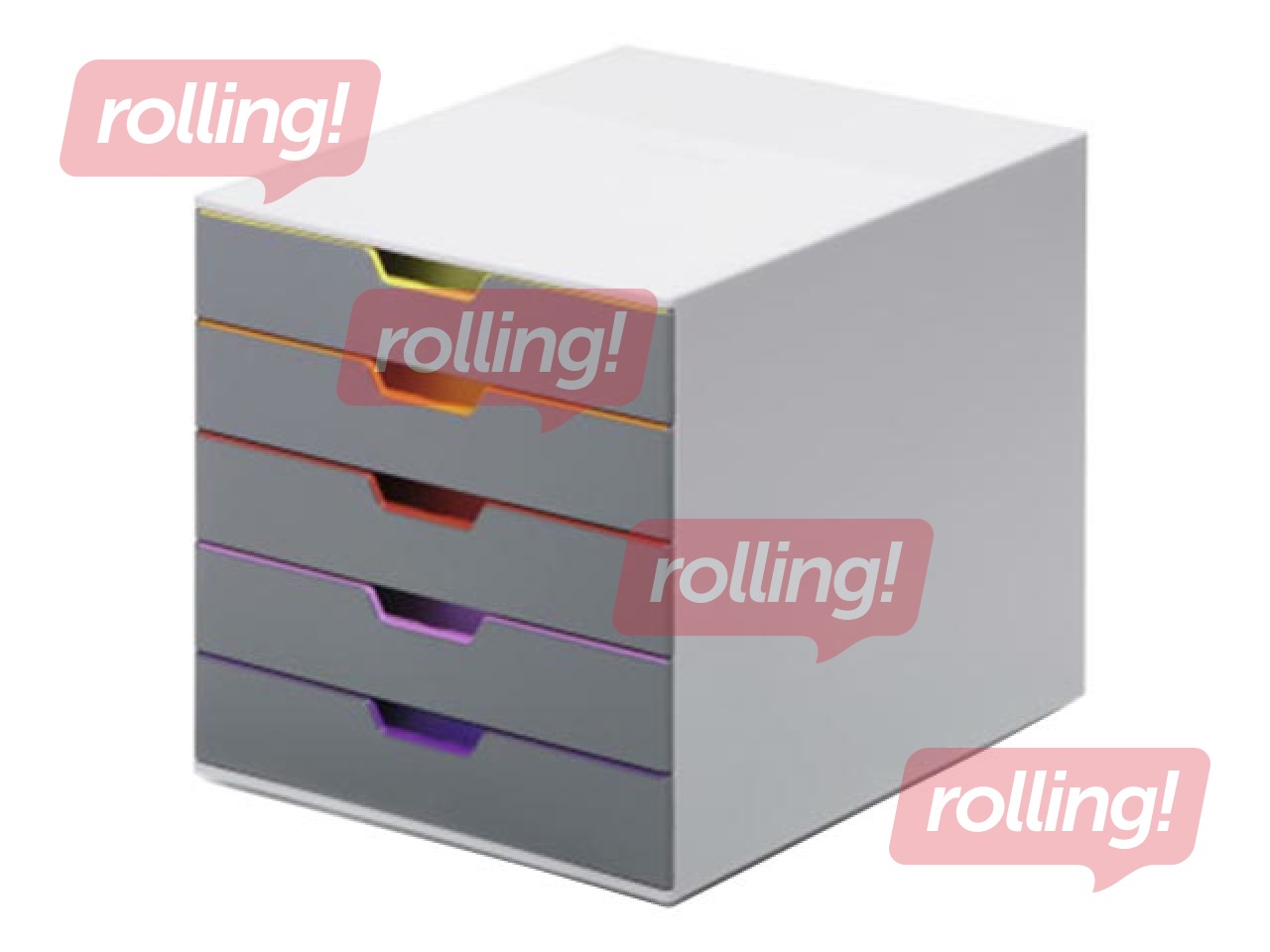 Sahtlikarp  Durable Varicolor, 5 värvilist sahtlit