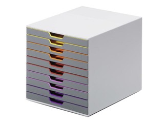 Drawer boxe Durable Varicolor, 10 coloured drawers