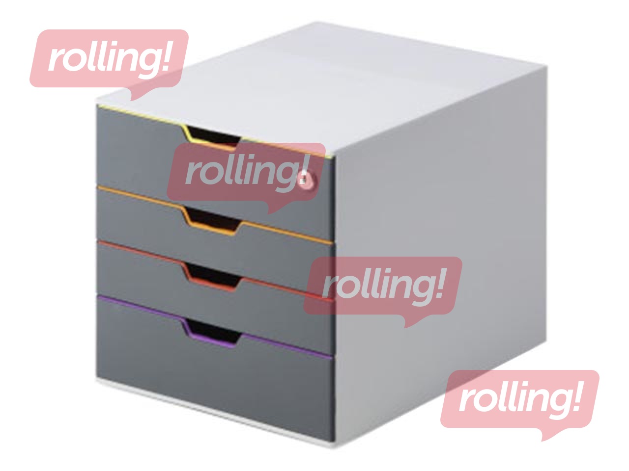 Dokumentu plauktu komplekts Durable Varicolor Safe, 4 atv.