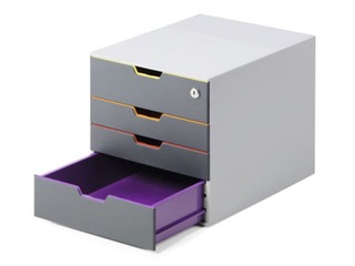 Dokumentu plauktu komplekts Durable Varicolor Safe, 4 atv.