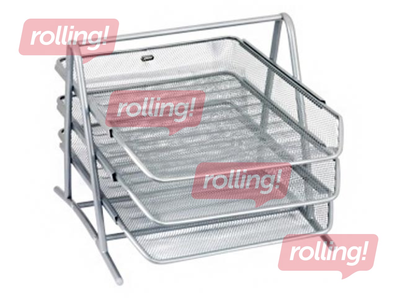 Dokumendiriiul Grand, metall, hõbedane