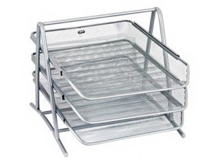 Letter tray Grand, metal, silver