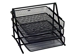 Комплект лотков для документов Grand, метал, чёрный