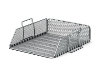 Metal letter tray ErichKrause, 80mm, silver