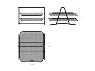 2-astmeline metallist dokumendialus ErichKrause, teras, must