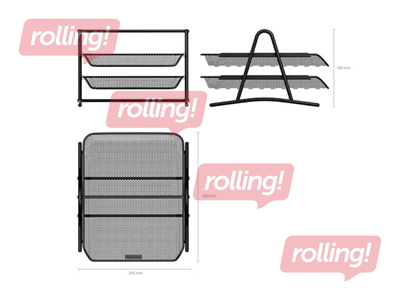 2-astmeline metallist dokumendialus ErichKrause, teras, must
