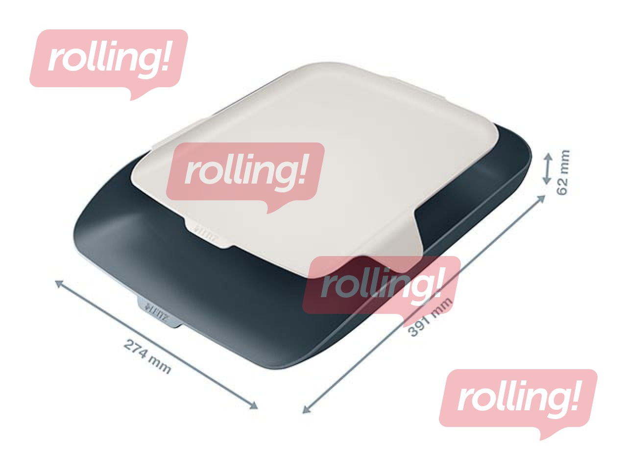 Leitz hubane kirjaalus koos lauaorganisaatoriga, samethall