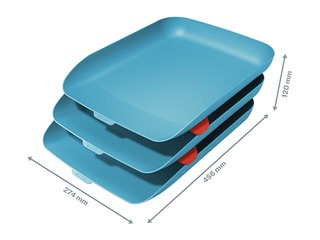 Комплект лотков для документов Leitz Cosy 3, синий