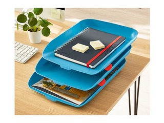 Комплект лотков для документов Leitz Cosy 3, синий