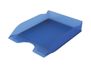 Dokumentu plaukts Durable Basic, caurspīdīgi zils