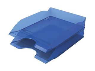 Dokumentu plaukts Durable Basic, caurspīdīgi zils