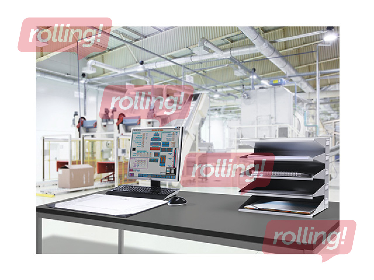 Dokumentu plauktu komplekts, Durable, atvērums platākajā malā, pelēks, A4