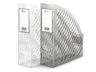 Magazin holder Forpus, A4 plastic, smoke