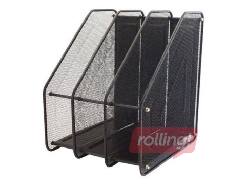 Magazine file Forofis A4, triple, metal, black