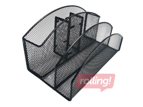 Lauaorganisaator Concorde, 5 osa, metall, must