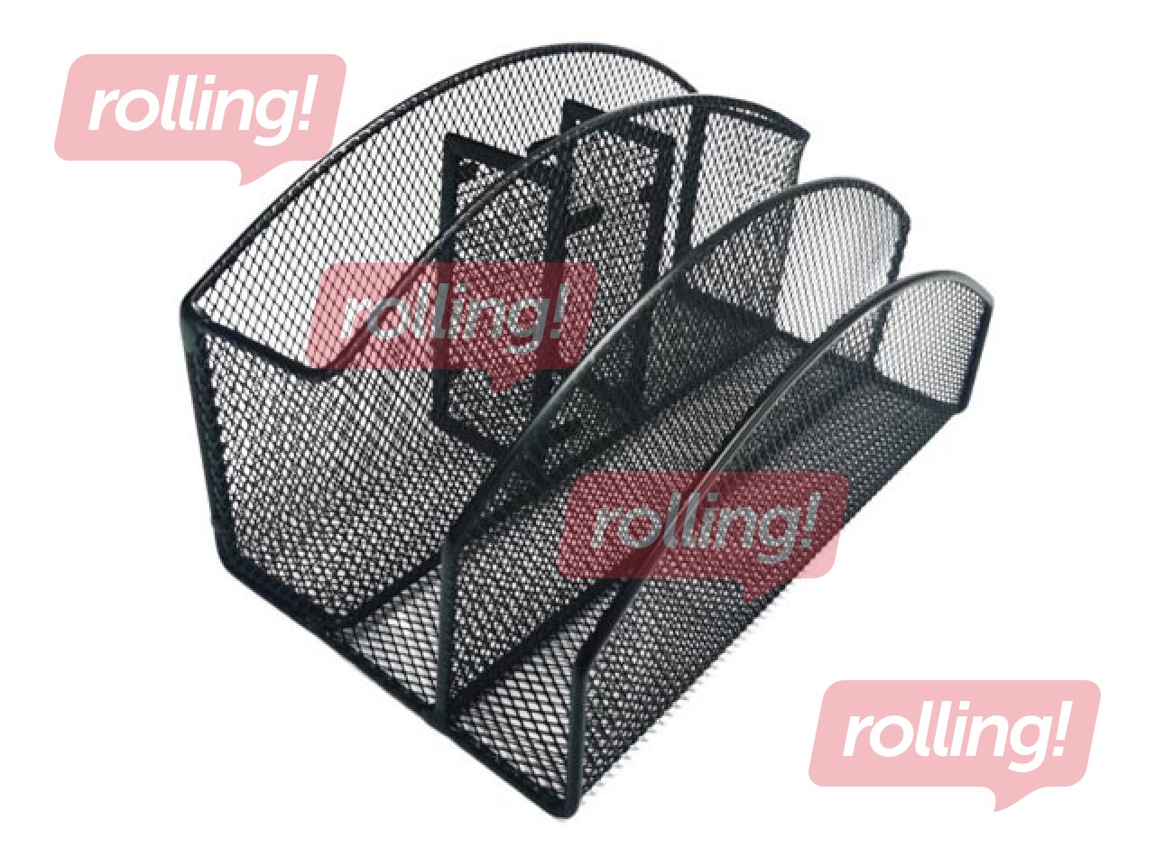 Lauaorganisaator Concorde, 5 osa, metall, must