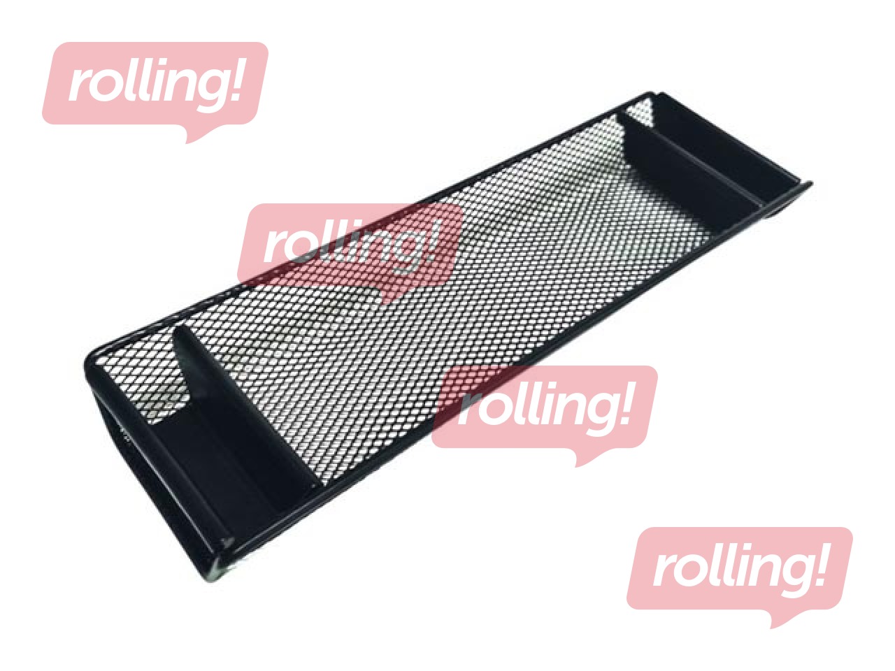 Mesh wire pen and clips tray Concorde, black