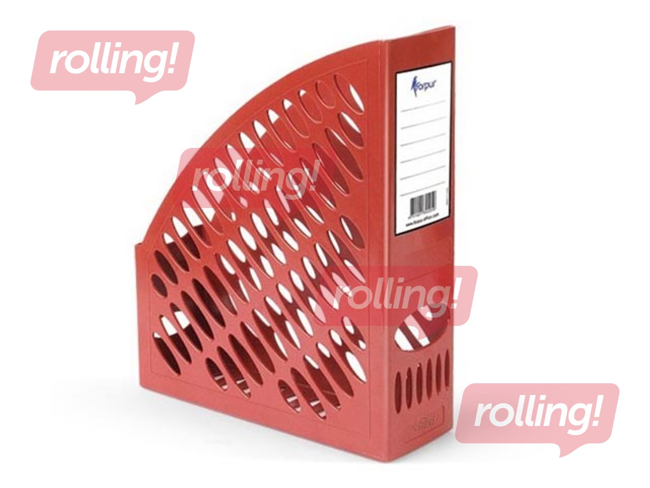 Ajakirjahoidja Forpus, A4 plastik, punane