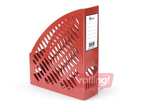 Magazin holder Forpus, A4 plastic, red