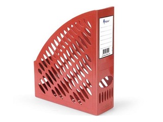 Magazin holder Forpus, A4 plastic, red