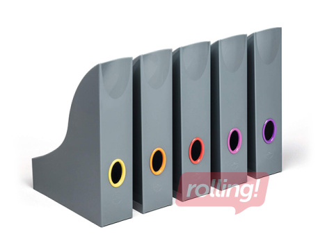 Набор журнальных лотков Durable Varicolor, A4, серый, 5шт