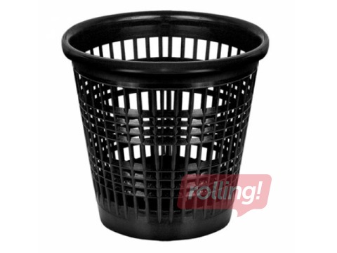 Waste bin Forpus, plastic, black, 10l